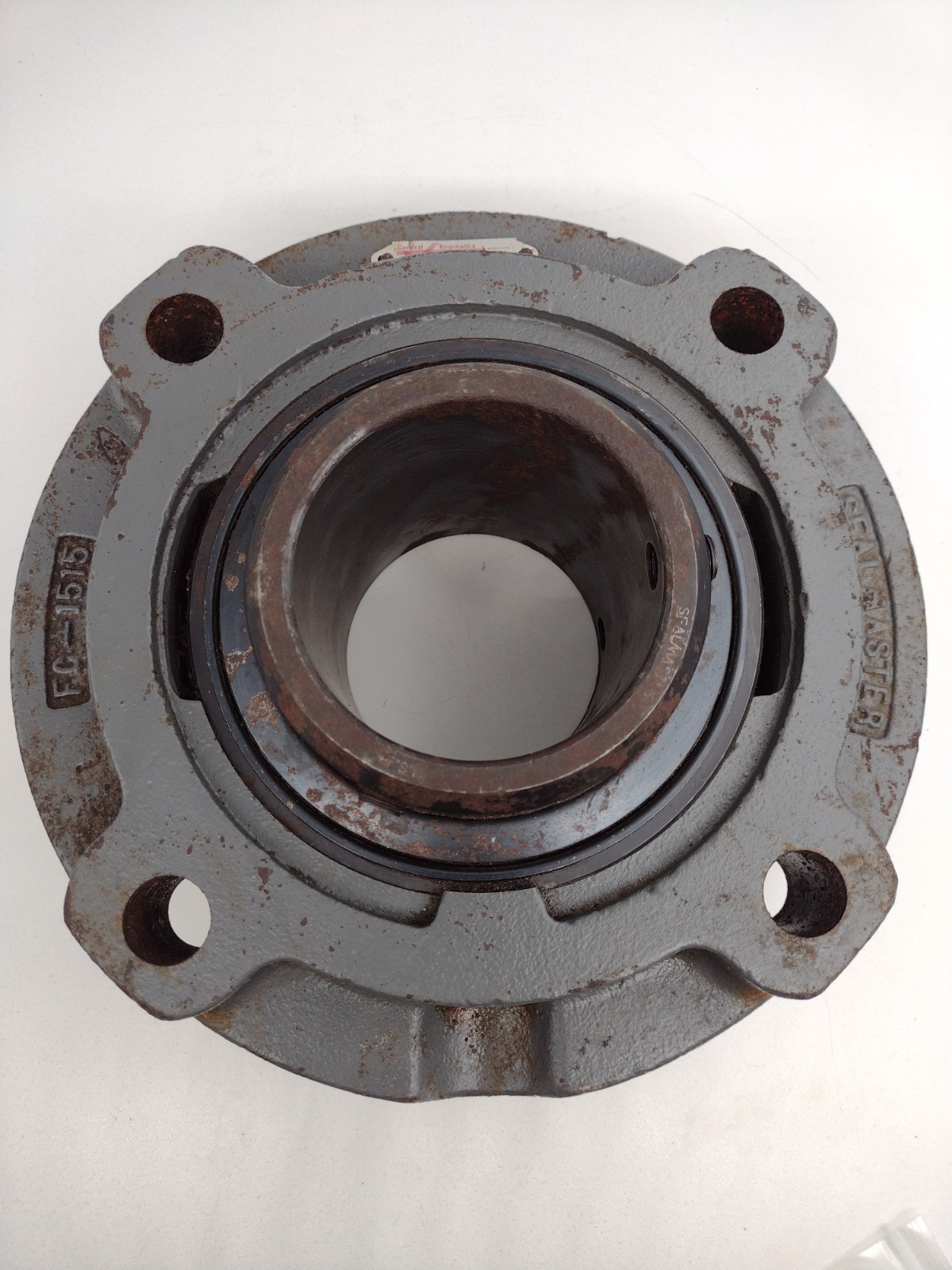 *** Sealmaster General Kinematics 10-05-09-01 Flange-Mount Bearing 3-7/16″