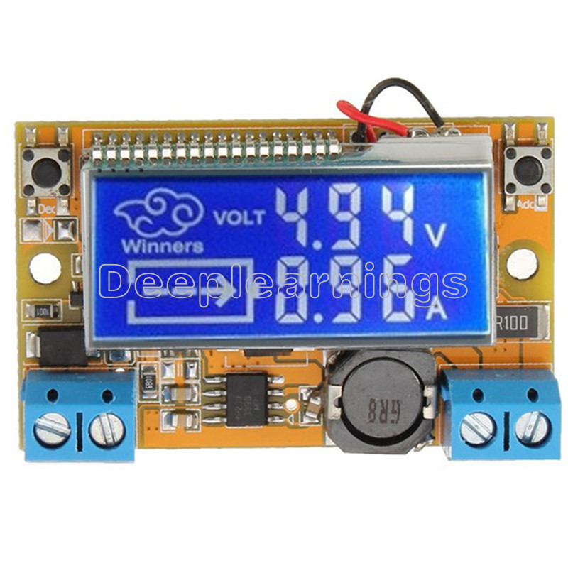 DC-DC Step Down Power Supply Adjustable Push-button Module with LCD Display NEW