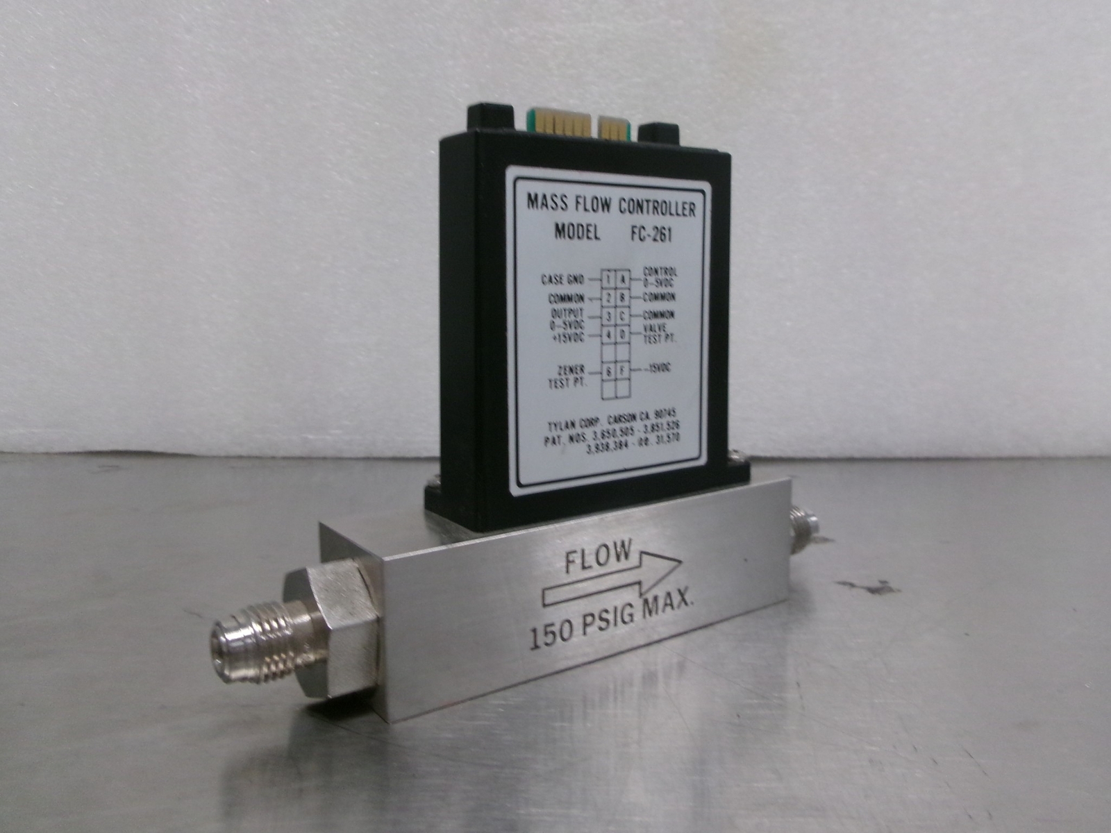 Unit, FC-261, Range 15 SLM, Gas 02 , Used