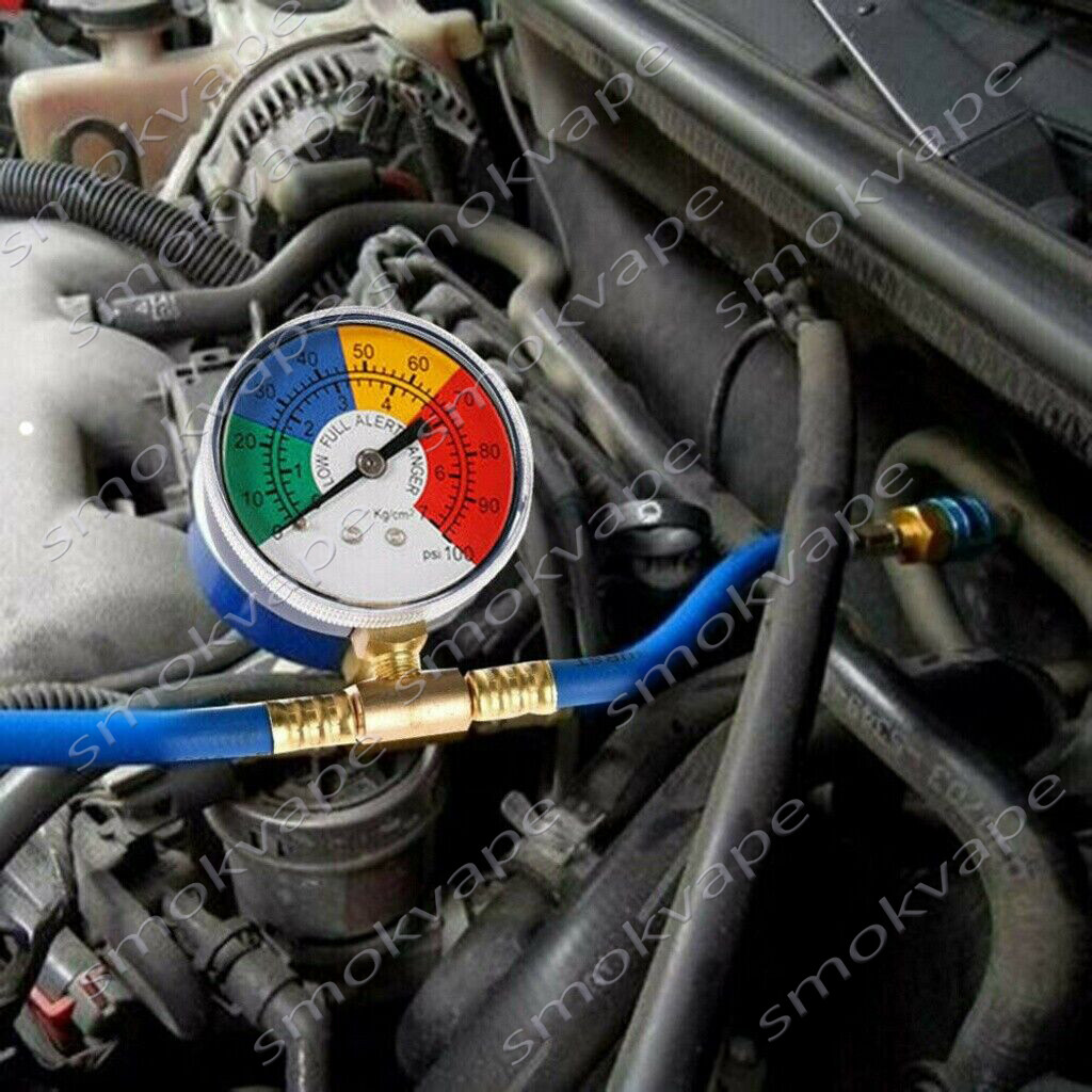 Refrigerant Recharge Kit A/C R134-a Self-Sealing Adapter for AC Sealing cans