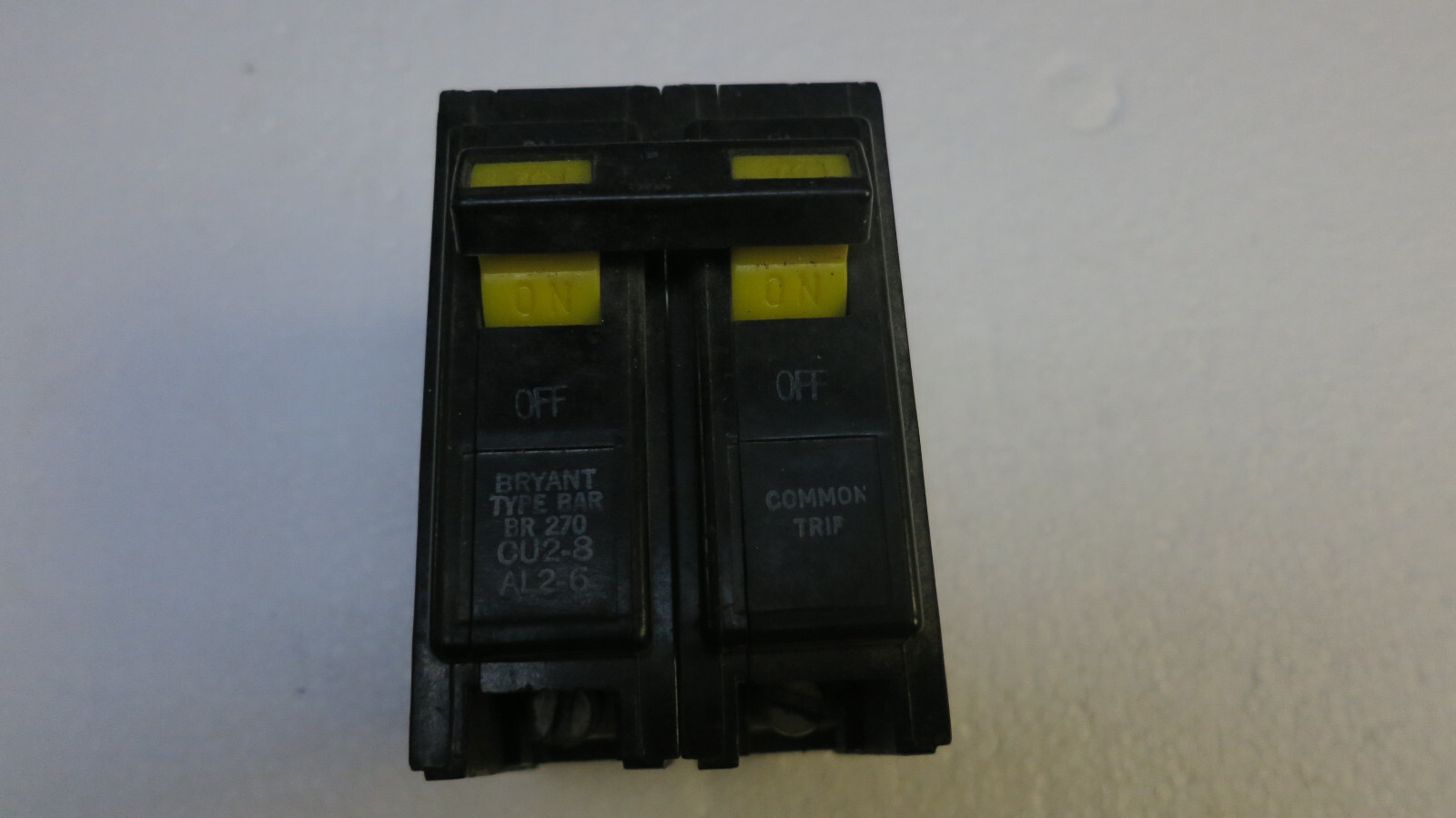 70 Amp Bryant type BAR BR270 2 pole circuit breaker 120/240 VAC common trip