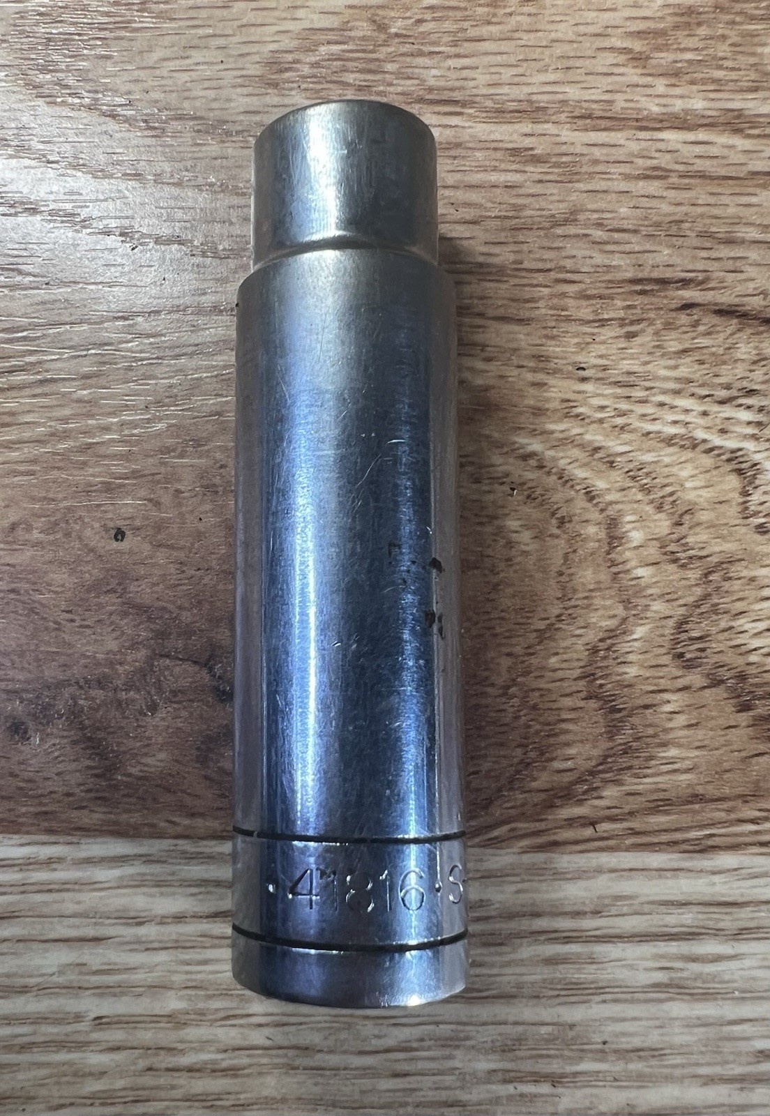 SK Tools 1/2″ Drive, 1/2″, 6 Point, Deep Chrome Socket 41816 USA