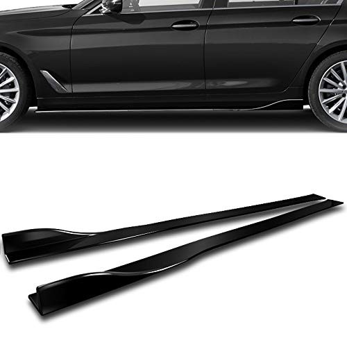 9pcs Front Lip Side Skirts Diffuser 2011-14 W204 C-Class Sport Black