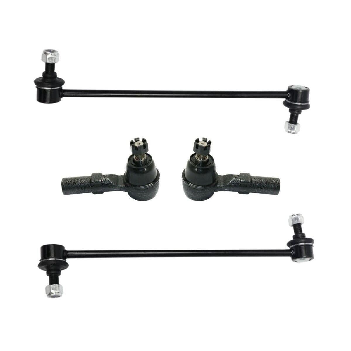 Honda Odyssey 2011-2017 Front Tie Rods Sway Bar End Links Black Hardware MS60845