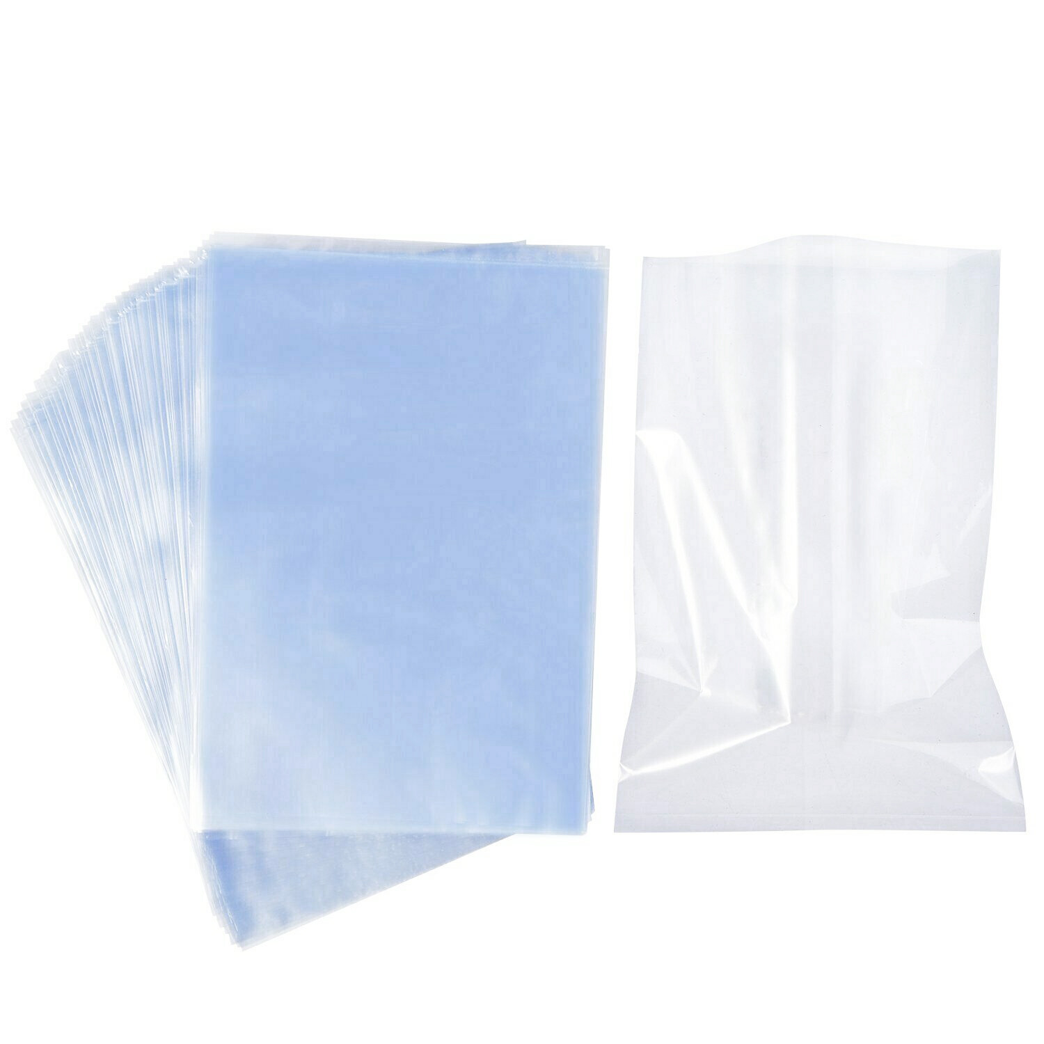X500 12″X16″ Clear Heat Shrink Wrap Bags PVC Film Gifts Bottles Candles Packing