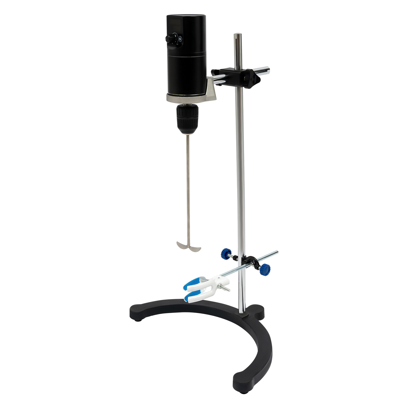 120W Adjustable Electric Overhead Stirrer Max 40L Digital Lab Mixer Time & Speed