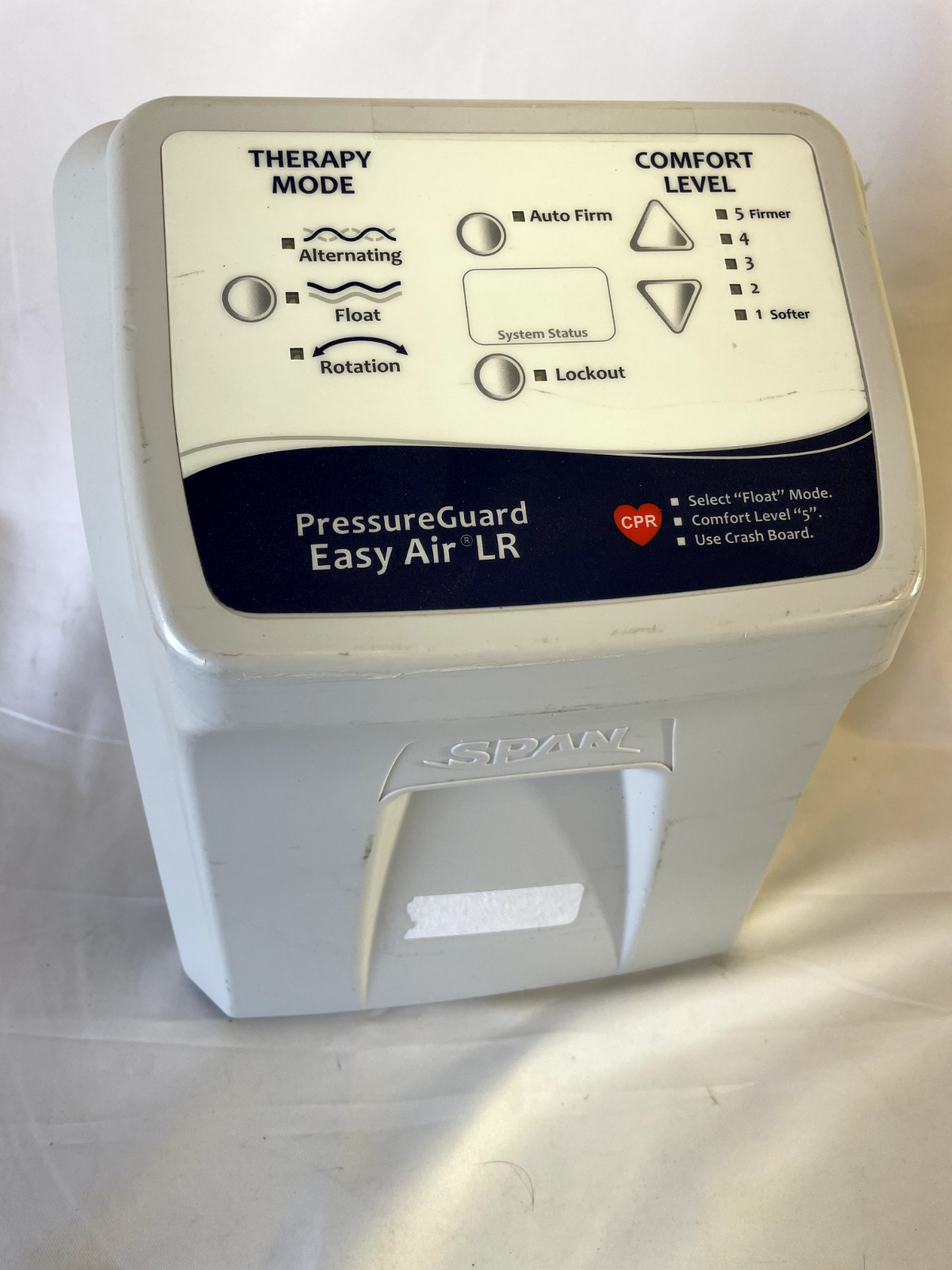 Span America Pressure Guard Easy Air LR 8210 Control Box w/Hospital Grade Power