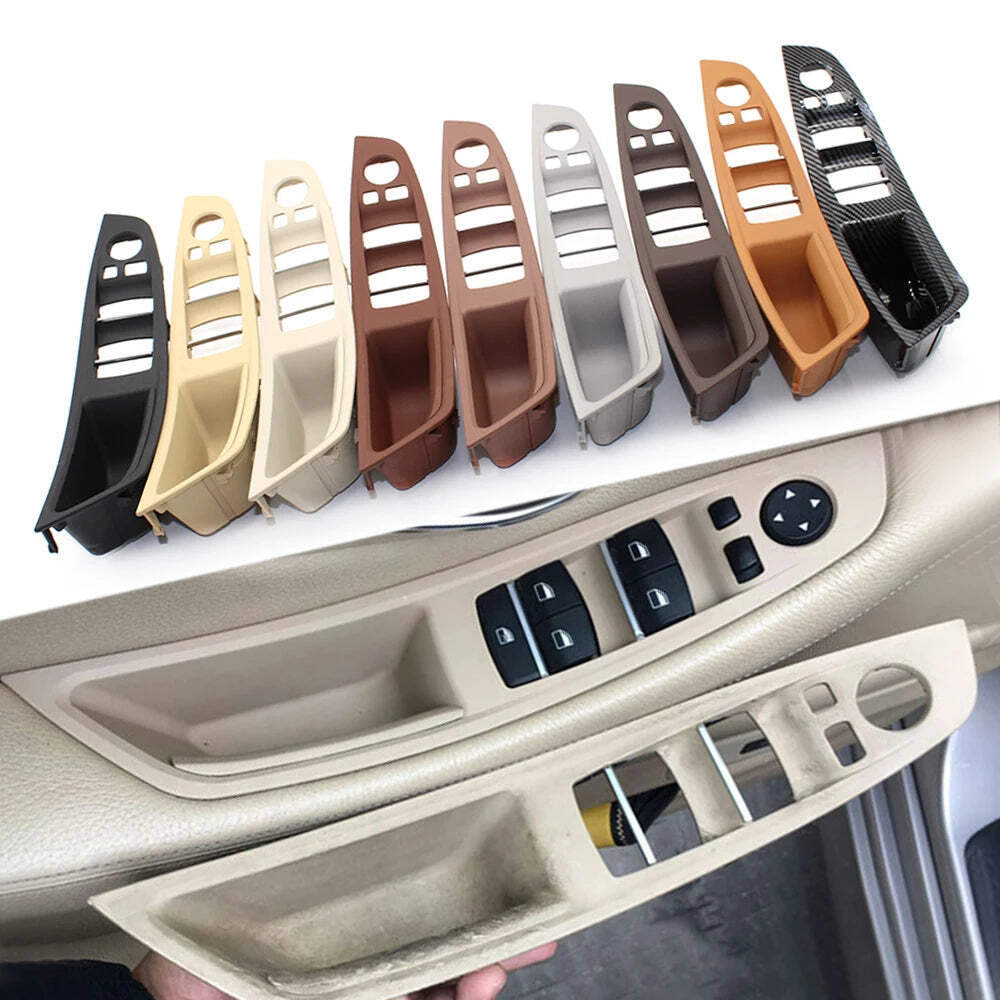 Front Left Beige Black Brown Car Interior F10 Door Armrest Panel Door Handle Rep