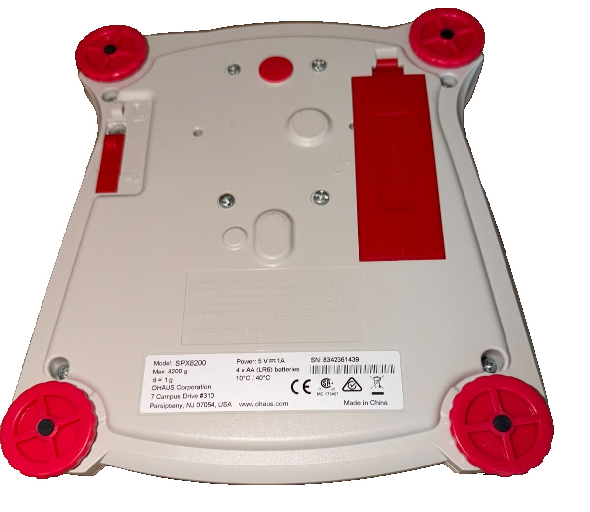 NEW OPEN BOX Ohaus Scout SPX8200 Portable Precision Balance 8200g x 1g No Pan