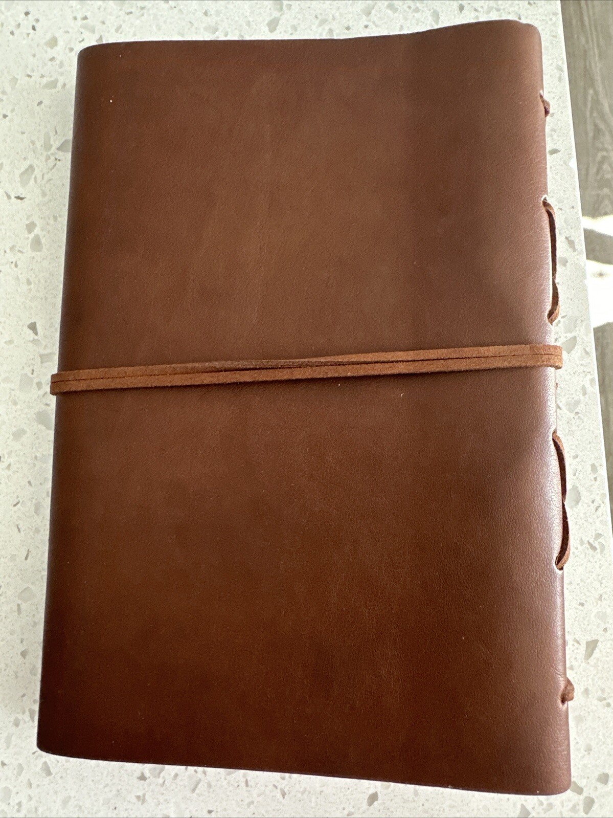 Maleden Sealed New Refillable Brown Spiral Embossed Travel Journal Notebook