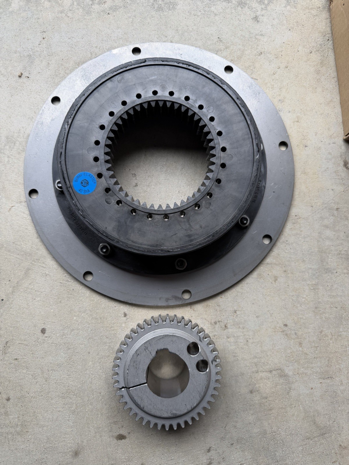 BoWex Elastic Flange and Sprocket 65 HE 10” 40SH 42 12 CC, Xylem Dewatering