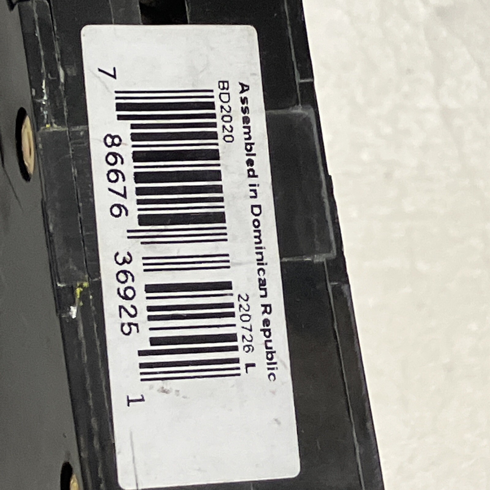 Eaton Cutler-Hammer BD2020 BR2020 Breaker W/O Rejection Clip 20/20 Amp 120V ~NEW