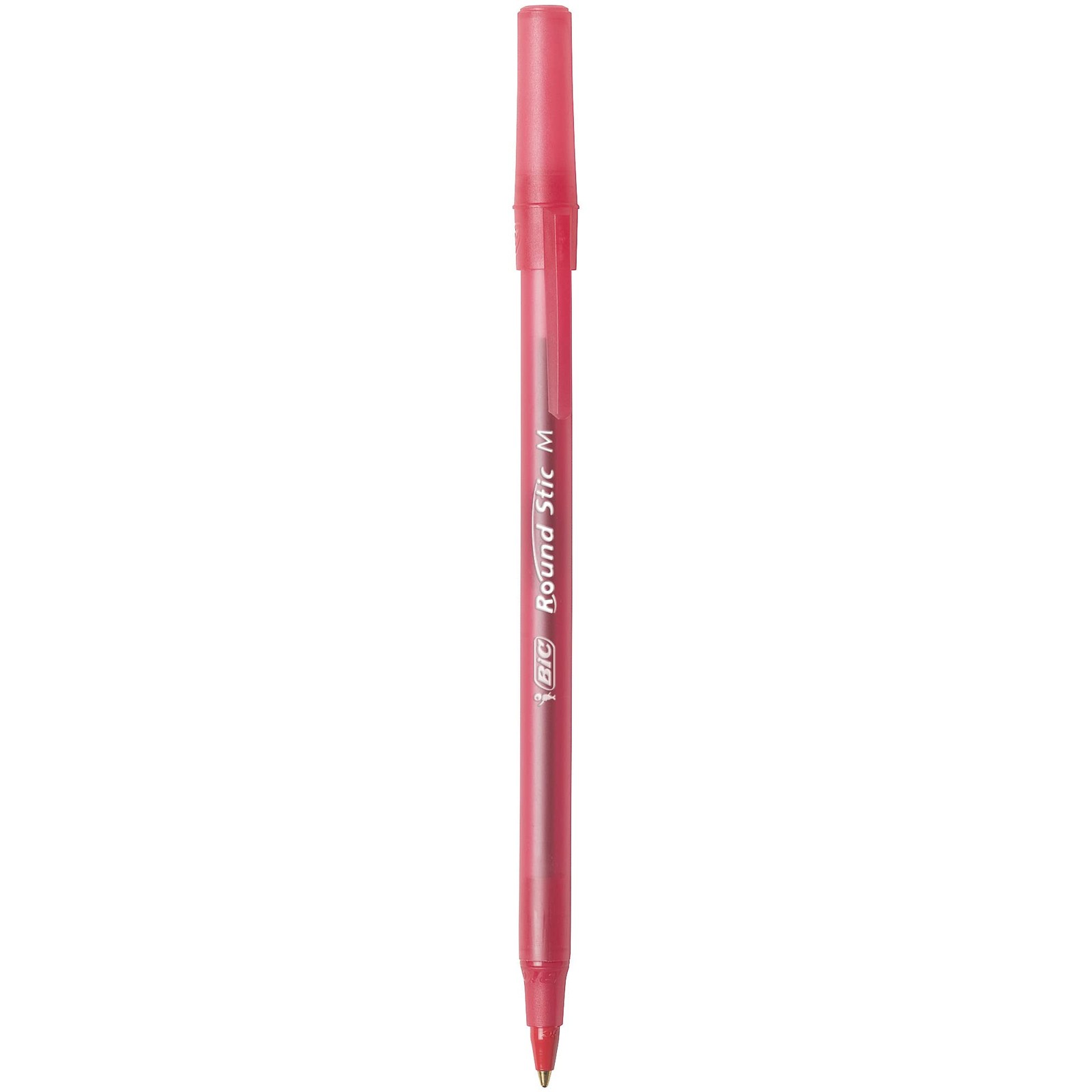 Bic Round Stic Xtra Life Red Ballpoint Pens 1.0Mm Bulk 10 Count Pack