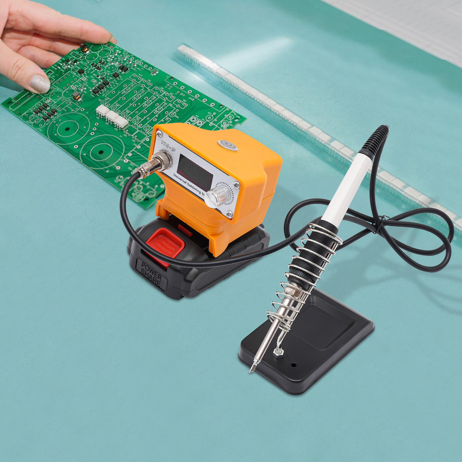 T12-D Outdoor Portable Soldering Station Precision Soldering Iron Station NEW