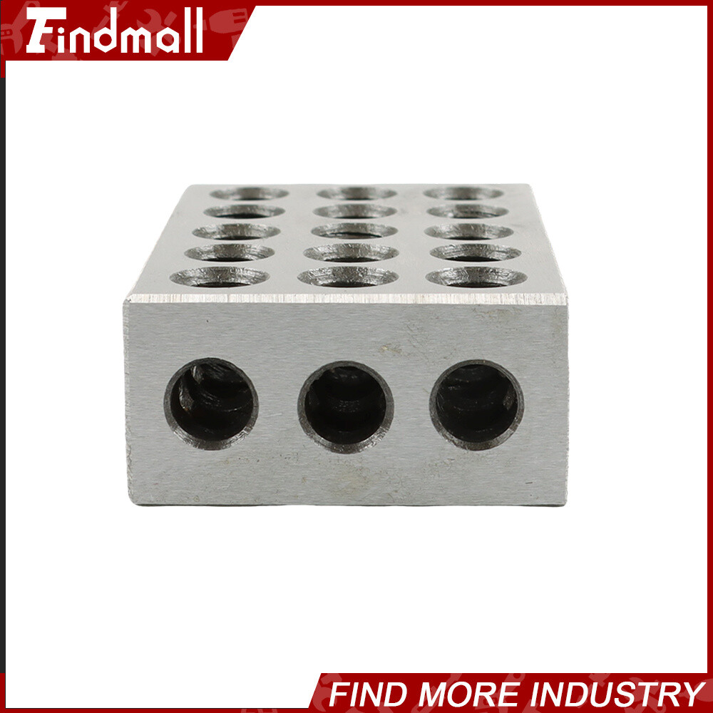5 MATCHED PAIRS ULTRA PRECISION 1-2-3 BLOCKS 23 HOLES .0001″ MACHINIST 123