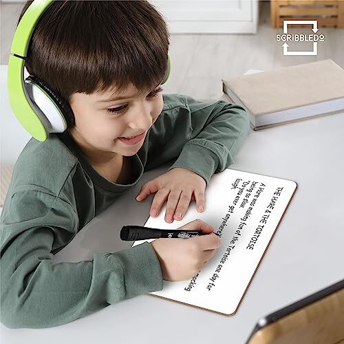 6×9 Inches Small White Board Dry Erase Mini Whiteboard for Students Office