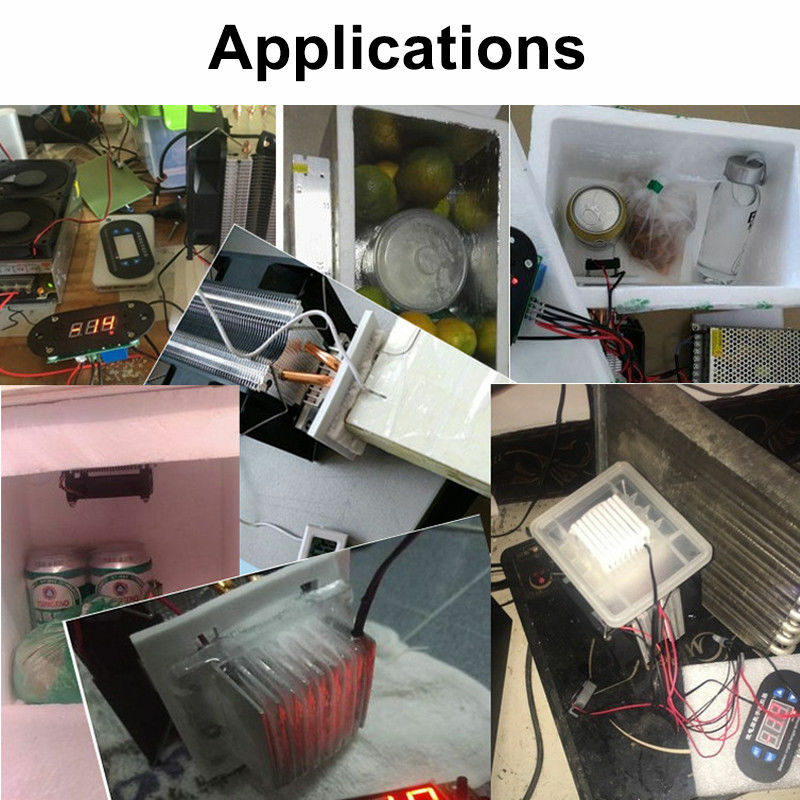 Thermoelectric Peltier Refrigeration Cooling Water Cooler Fan System Heatsink