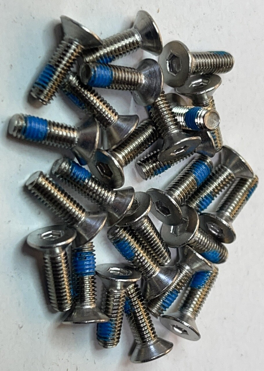 (25) M3-0.50x10mm A2 Stainless Flat Countersunk Head Bolt Cap Screw (24M66)