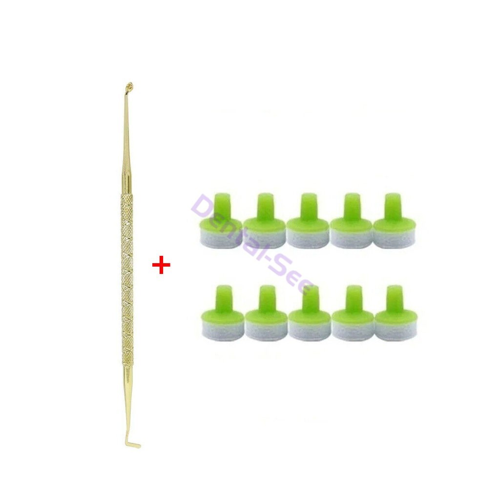 Dental OptraSculpt Foam Pads Kit Veneer Composite Resin Filling Spatula Handle