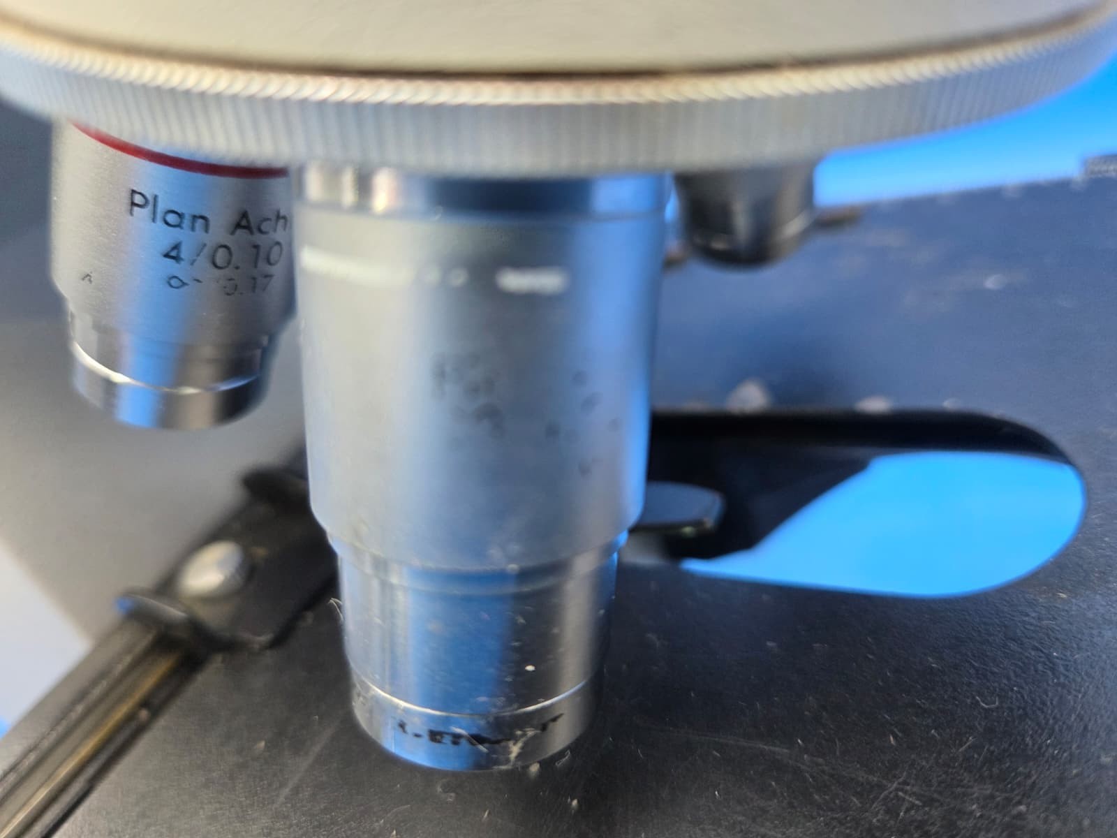 Reichert Microstar IV 410 Dual Head Microscope W/ 4x, 10x, 40x, 100x/1.25
