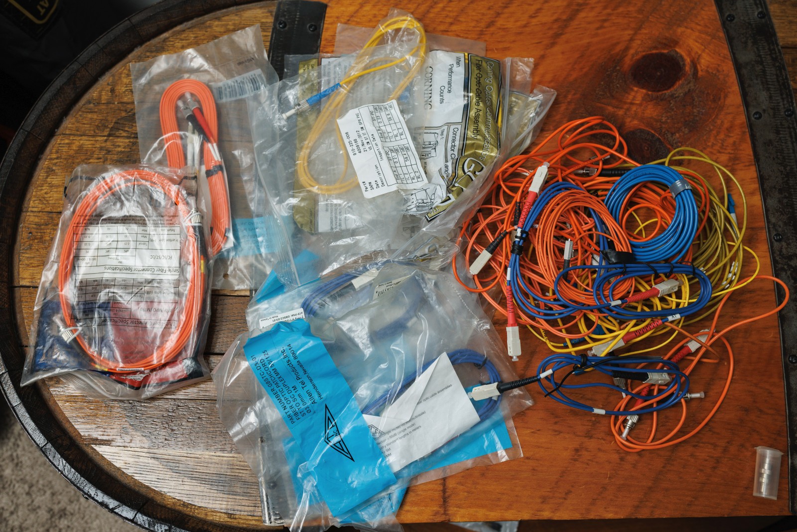 Bundle – Corning OS-400 Series Optical Source Fiber Optic Light Source Untested