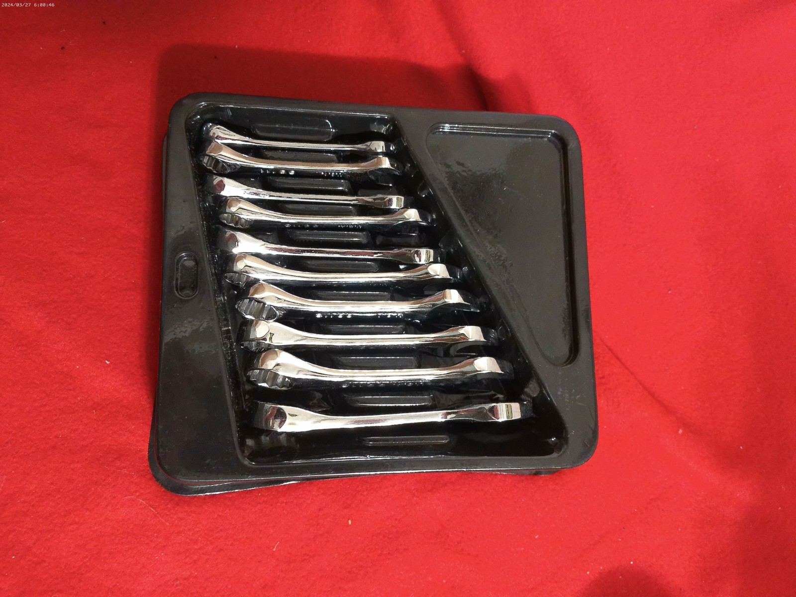 SK Tools 86240 10 Piece 12 Point Metric Stubby Combination Chrome Wrench Set
