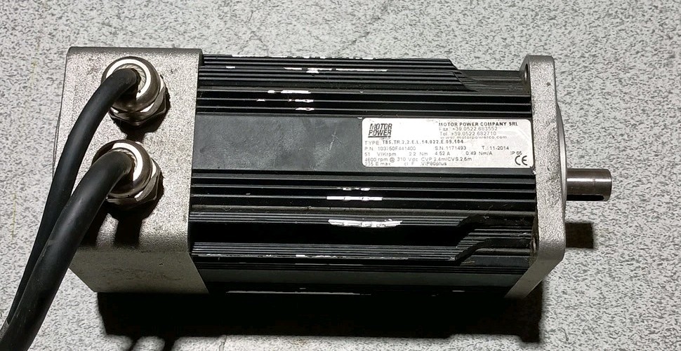 MOTOR POWER Co. Servo Motor 103750F441400 4600rpm@310vdc 235 Emax
