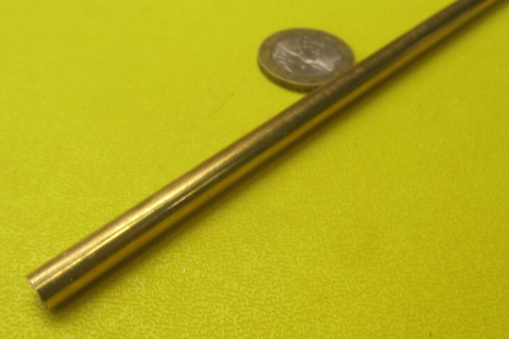 360 Brass Rod 1/4″ (.250″) Diameter x 24.0″ Length, 3 Pcs, 6 Ft