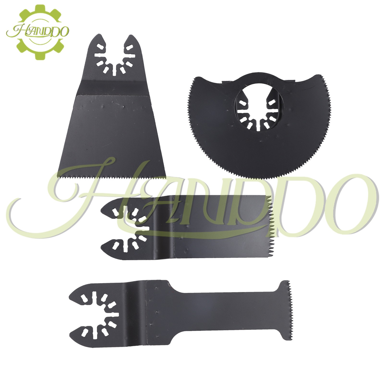 104 Pack Oscillating Multi Tool Blade Fit For Wood Metal Cutting and Sandpaper