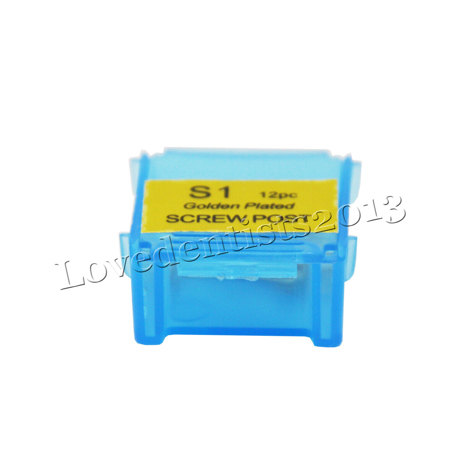 12Pcs/Box Dental Screw Posts Endodontic Gold Plated Conical Kits Refill All Size