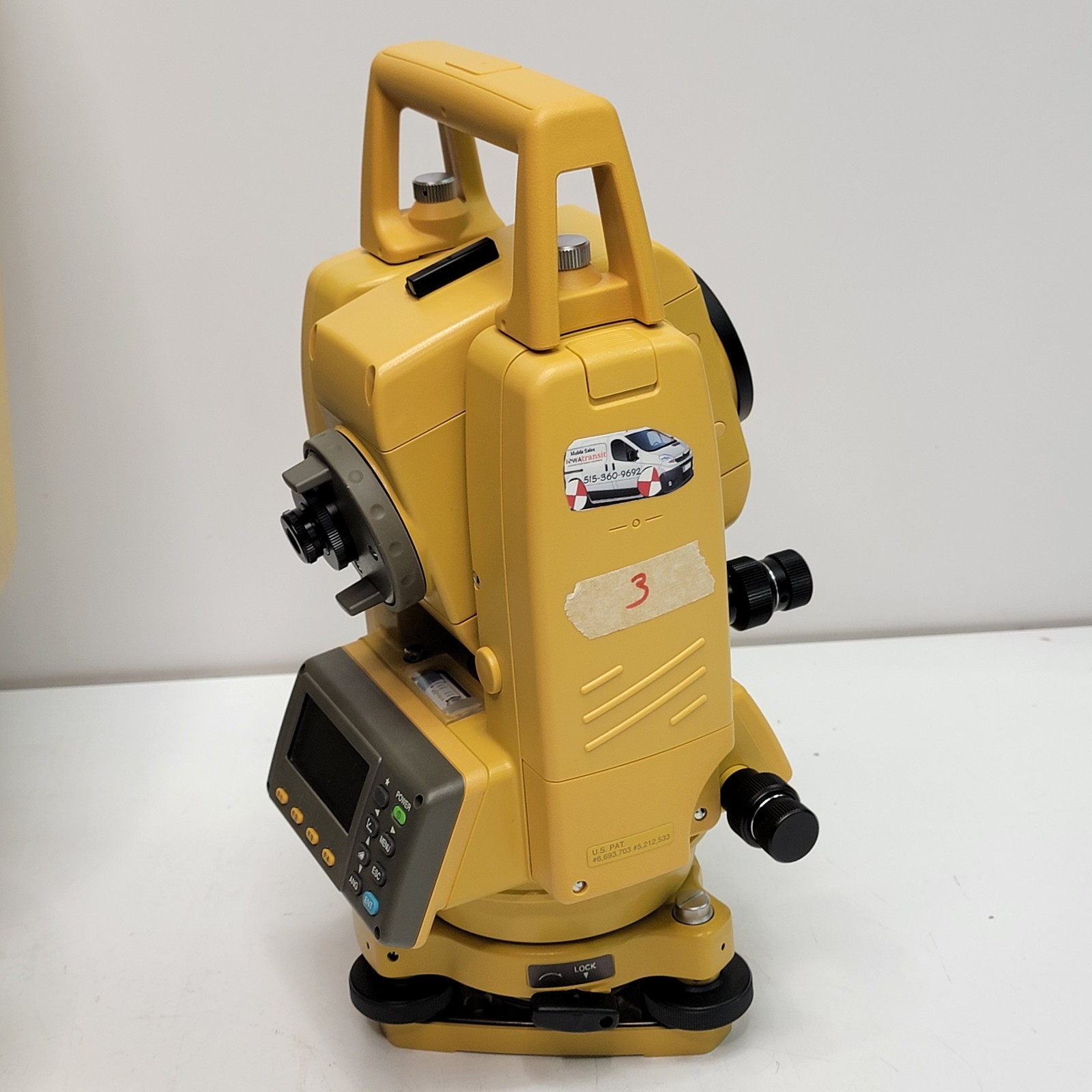 BARELY USED – EXCELLENT – Topcon GTS-239W Total Station w/Case Battery & Charger