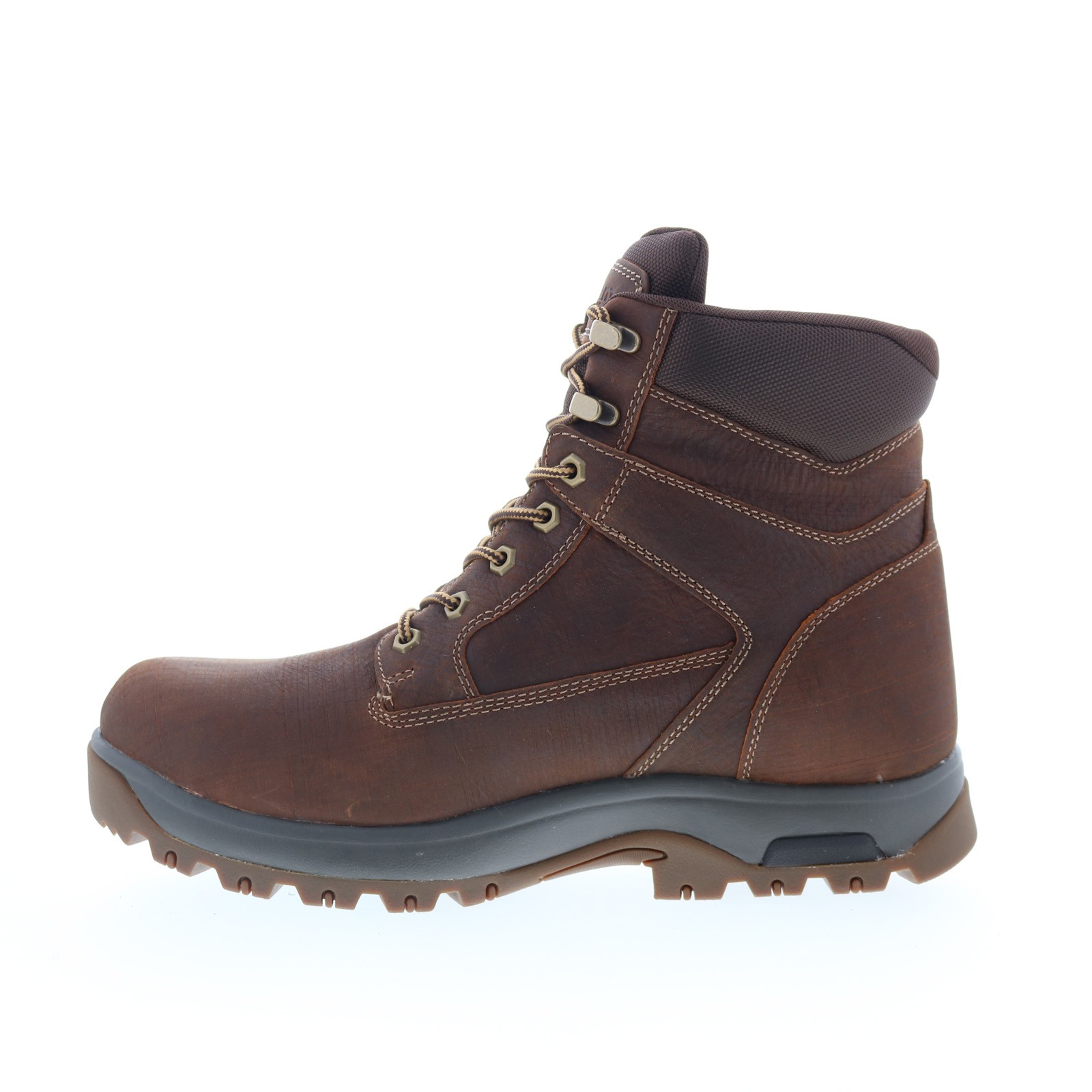 Dunham 8000 Works WP 6″ Plain Toe Mens Brown Extra Extra Wide 6E Work Boots