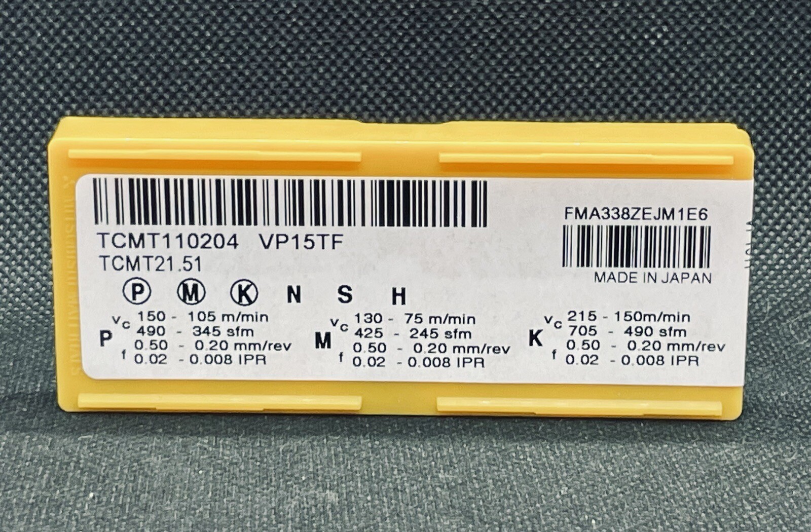 Mitsubishi TCMT 21.51 TCMT 110204 VP15TF Carbide Inserts – 10 pcs