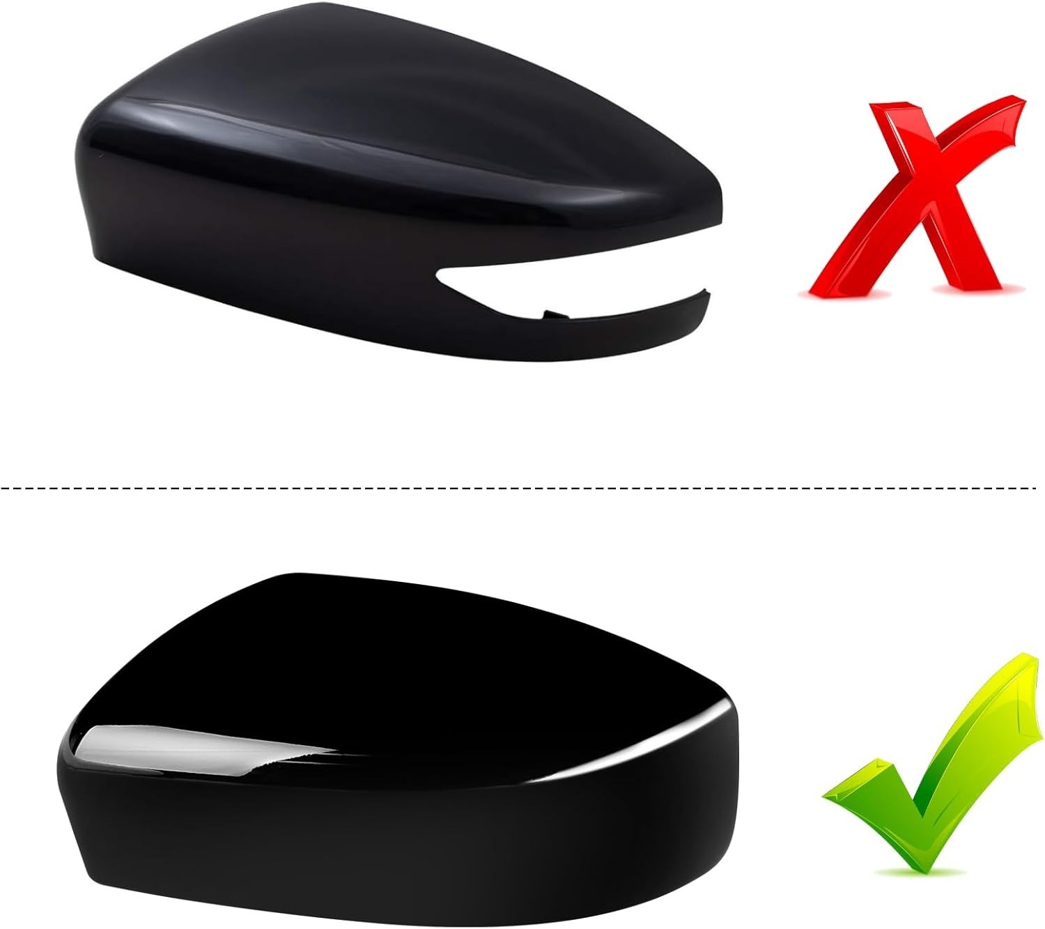 Left Side Mirror Cover Cap for Nissan Sentra 2013 2014 2015 2016 2017 2018 2019