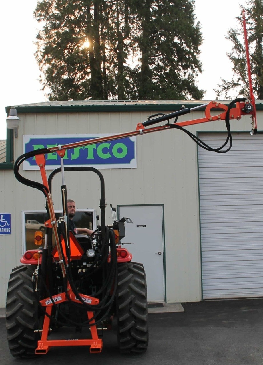 Hydraulic Boom with 5′ Sickle Brush Mower, FH-BRM150