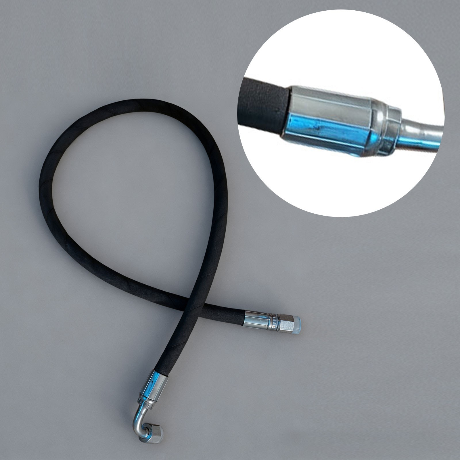 90cm Agt Miva Chinese Mini Excavator Hydraulic Hose M14x1.5 X 36″ One End 90°Vrr