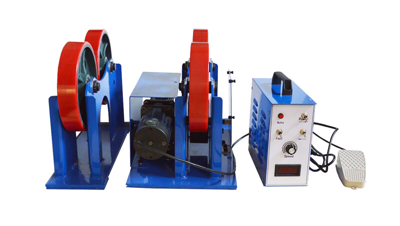 110V Tank Turning Welding Rolls Linkage Roller,2200 LB Rotary Welding Positioner