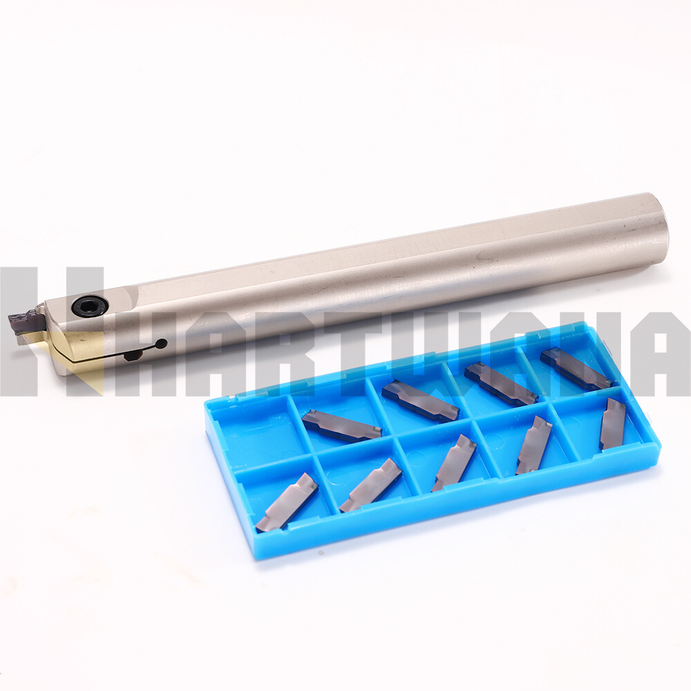 Indexable Lathe Face Grooving Tool Left Hand Holder 20mm Grooving Inserts MGMN3
