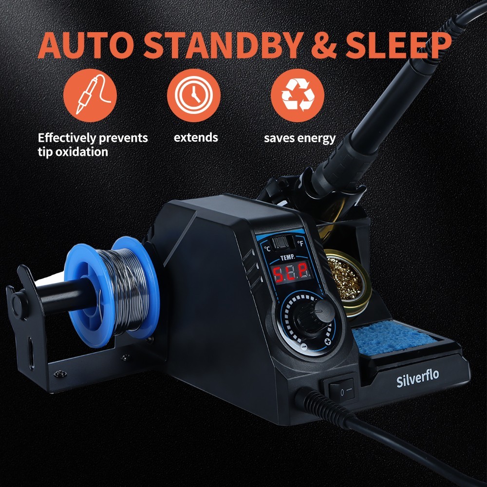 130W Soldering Station Quick Heat Adjustable Temp Welding Kit PCB DIY SMD Rework