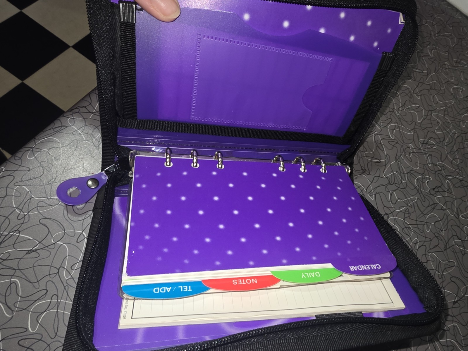 Vtg. Y2K NEW Mead Brights Daily Planner Address Telephone Note 6 Ring Binder