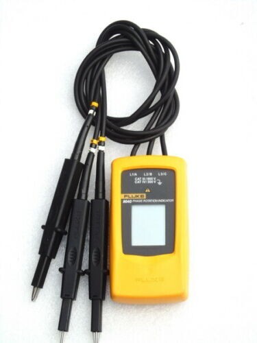FLUKE 9040 PHASE ROTATION INDICATOR CONTINUOUS OPERATION