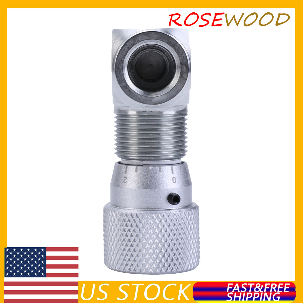 For Fluids Gases 3/8in Hydraulic Adjustable Flow Control Two-way Joint w/ G3/8