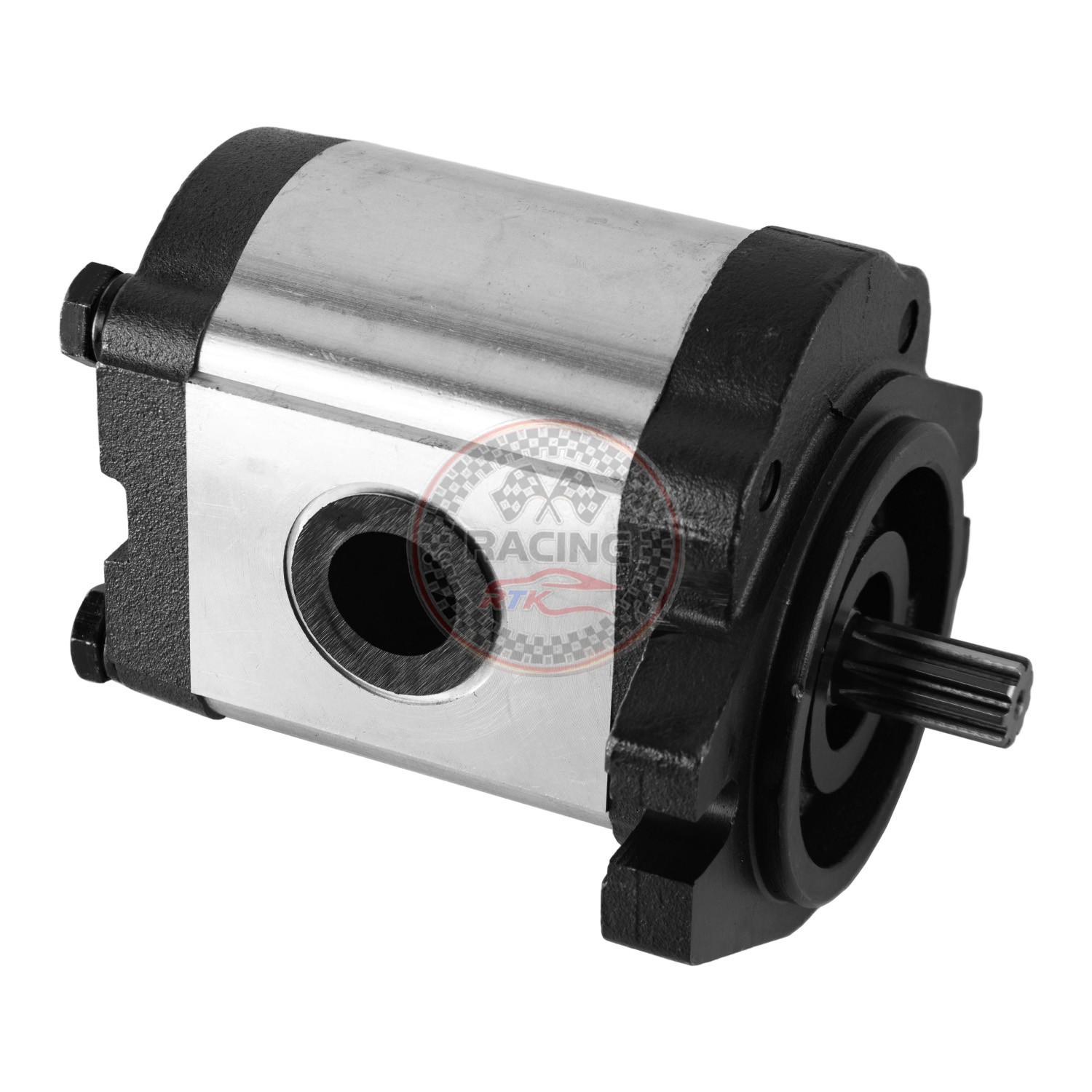 3-15 GPM Hydraulic Gear Pump 9 Tooth Spline Shaft SAE A-2 Bolts CCW Cast Iron