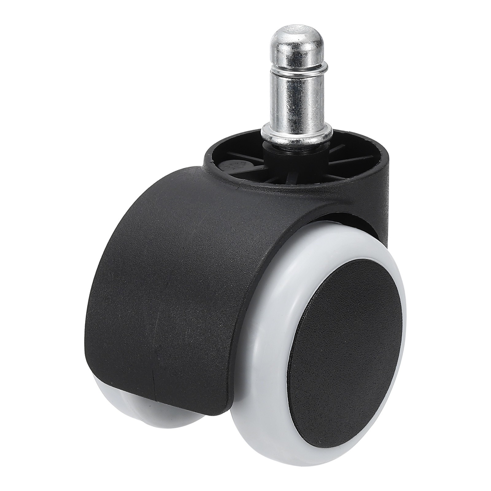 2 Inch Gaming Chair Wheels Replacement Quite Swivel Stem Caster White