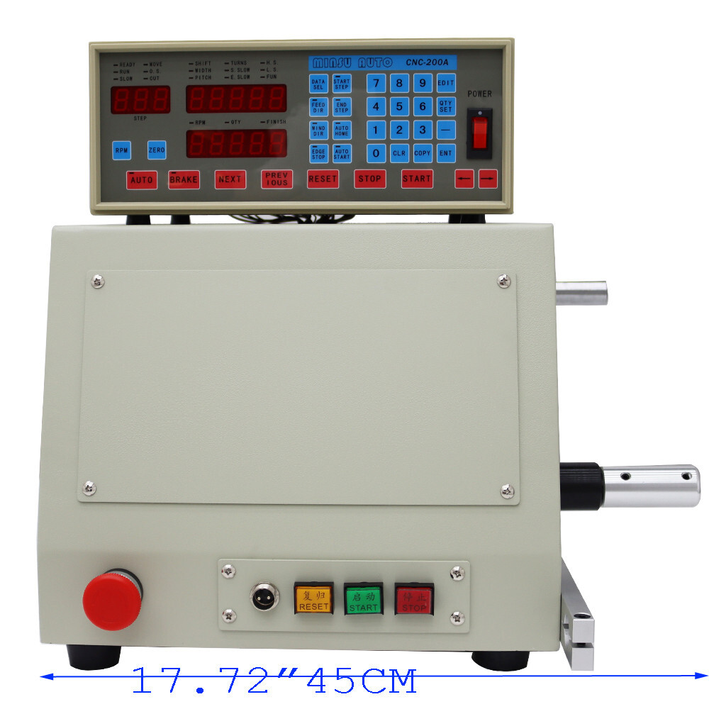 110V CNC Automatic Computer Coil Winder Winding Machine for 0.04-1.2 mm Wire