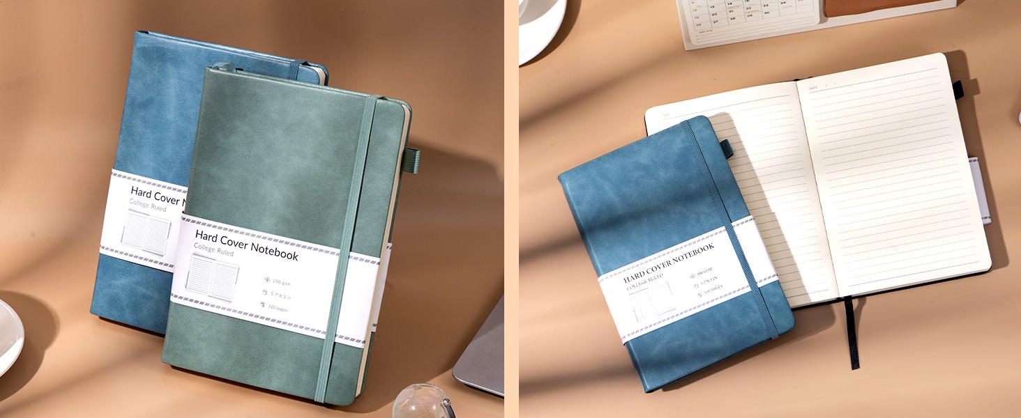 Journals Notebooks for Women Men 2 Pack: Journaling Notebooks Journals for
