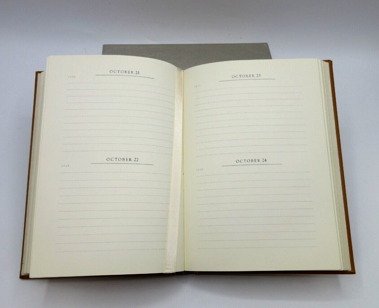 Personal Record: A Lifetime Memoir Heirloom Quality 8″ Leather Journal Levenger