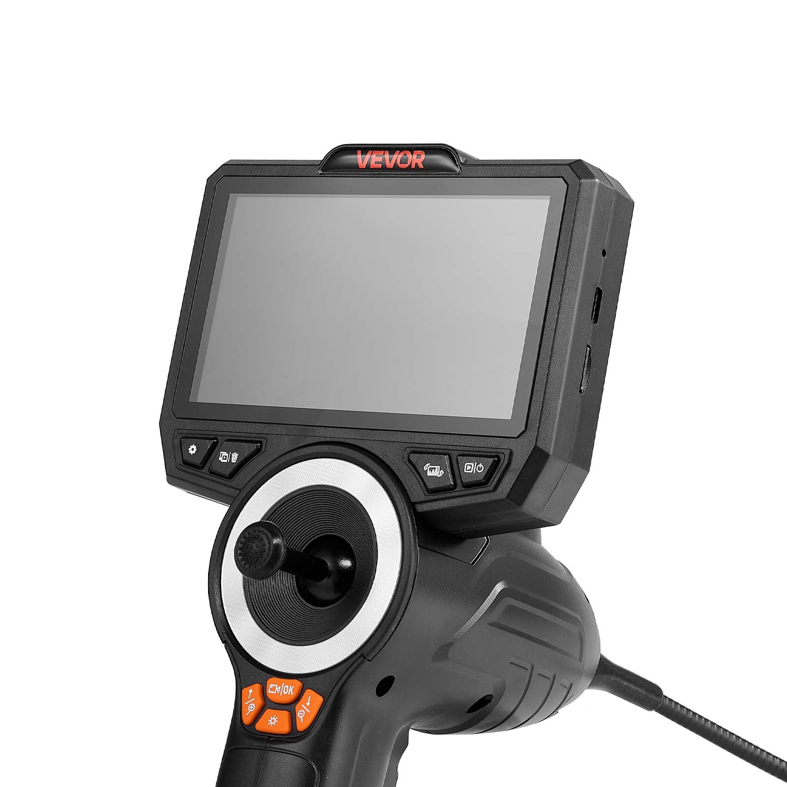 VEVOR Articulating Borescope Camera 4-Way 360° Articulated Endoscope 4.5″ Screen