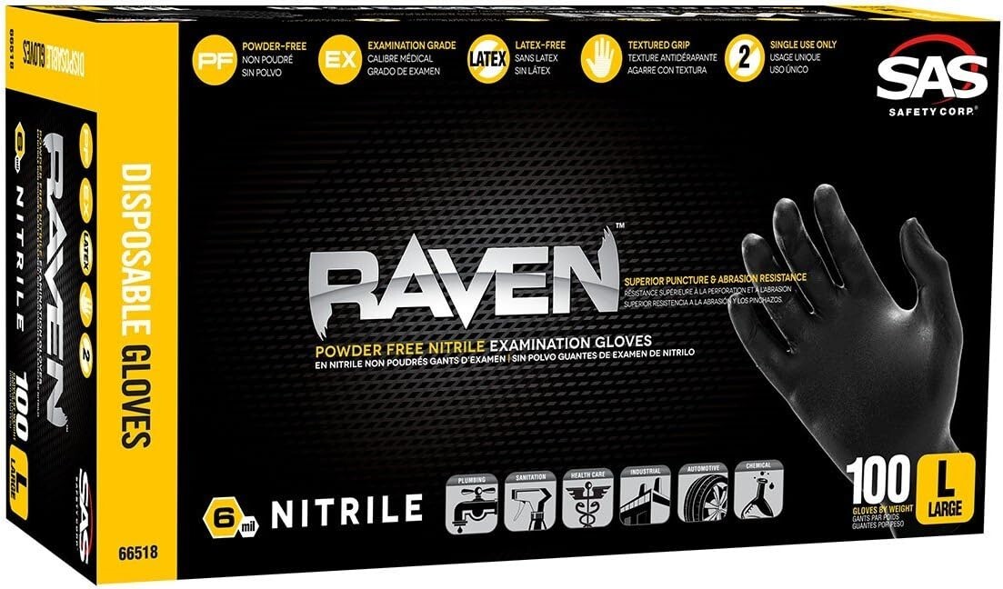 Raven PF Nitrile – 6 mil – M – 100 SAS-66517