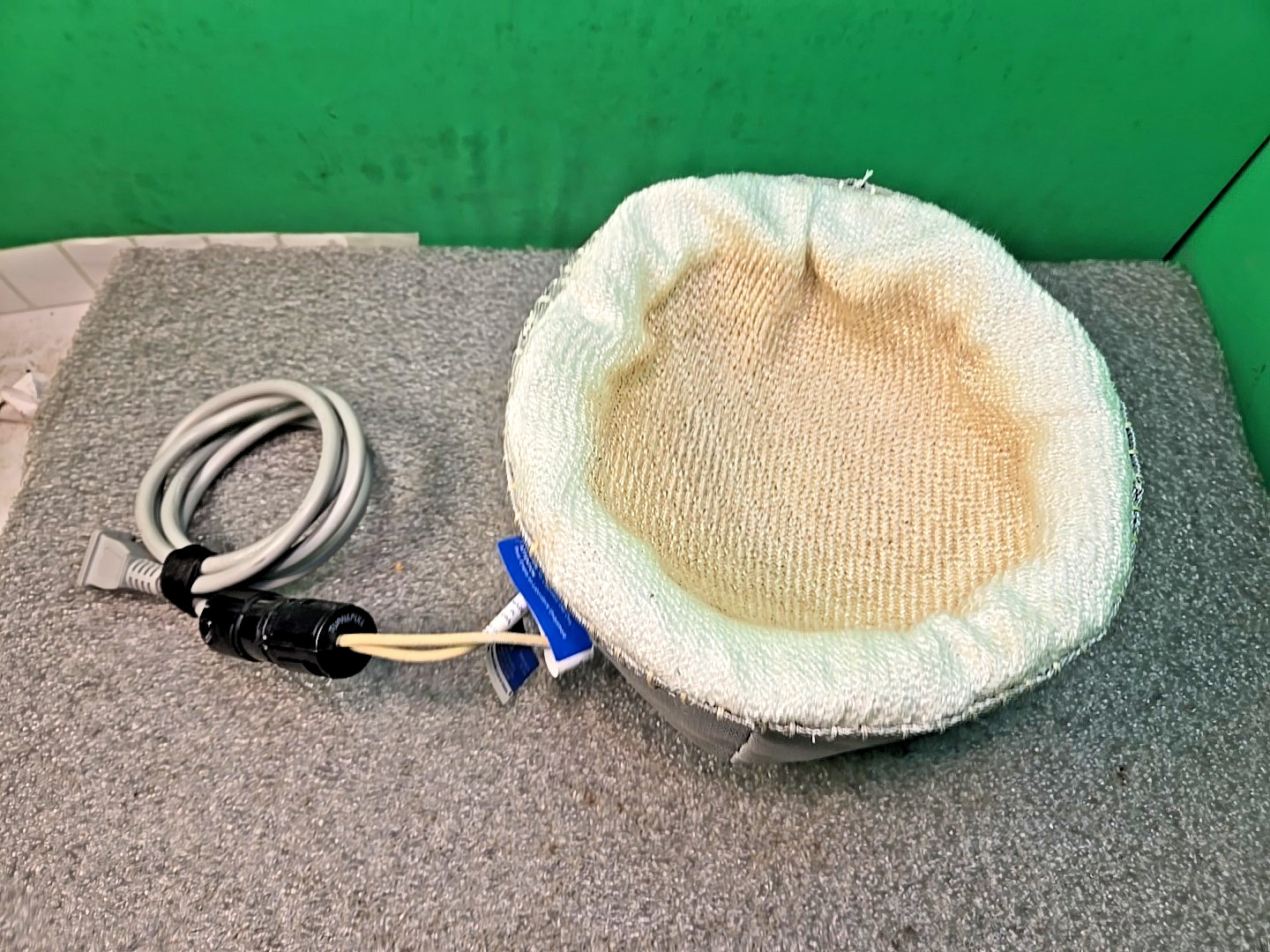GLAS-COL 0410 2L 2000ml Fabric Round Bottom Heating Mantle 500W w/ Cord |TESTED